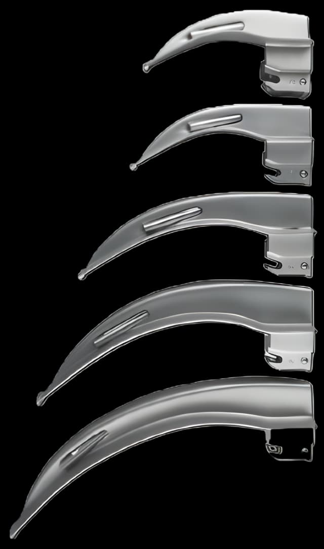 Laryngoscope Blade GreenLine® Macintosh English Type Size 2 Child