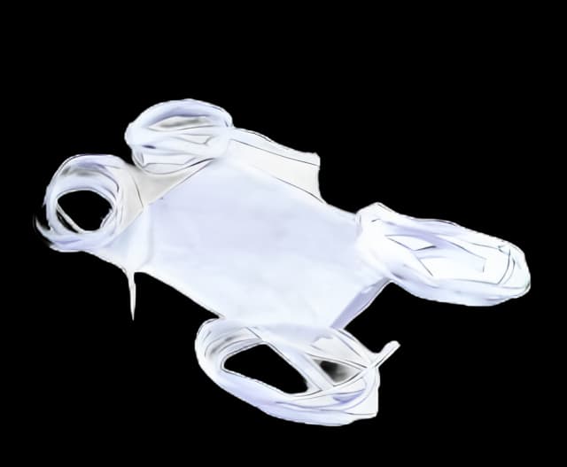 Philips Disposable Telemetry Pouch with Snaps - White