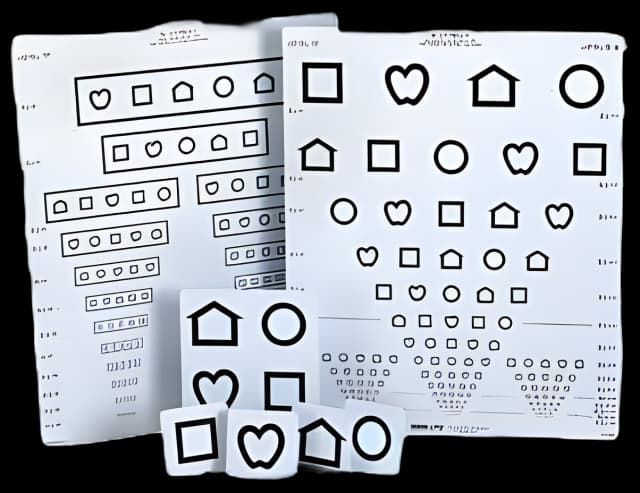 Eye Chart Lea Symbols® 10 Foot Distance Acuity Test - 257000