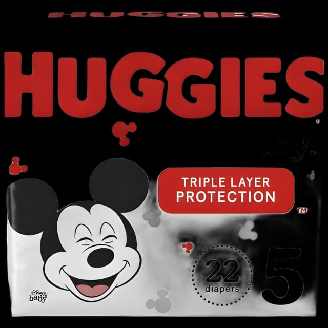Huggies Snug & Dry Size 5 Baby Diapers - Heavy Absorbency