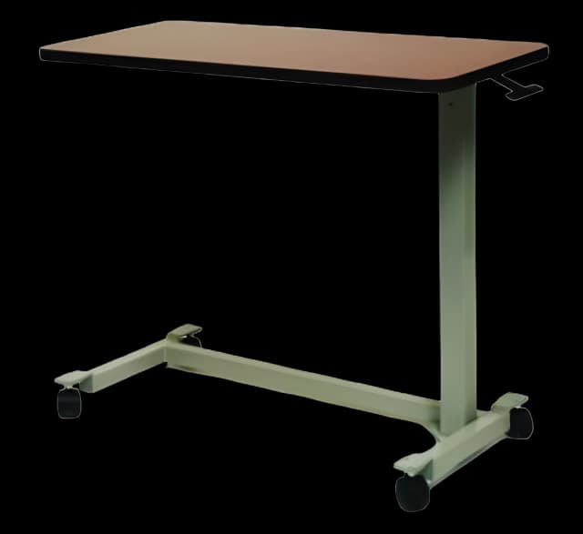 Overbed Table Non-Tilt Automatic Spring Assisted Lift 27-3/4 to 40 Inch Height Range - A797029