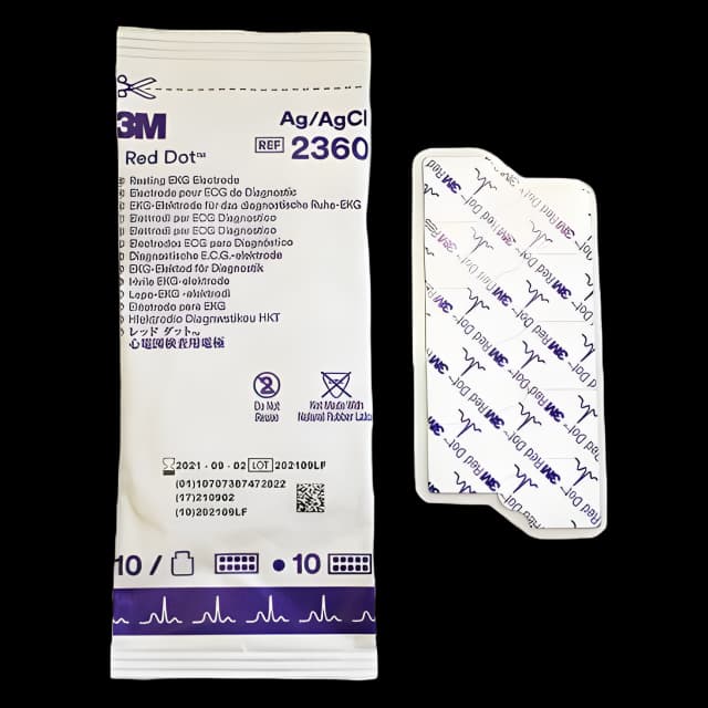 ECG Resting Electrode Radiolucent Tab Connector 10 per Pack