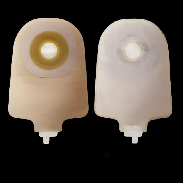 Urostomy Pouch Premier™ One-Piece System 9 Inch Length Flat, Pre-Cut 1-1/2 Inch Stoma Drainable