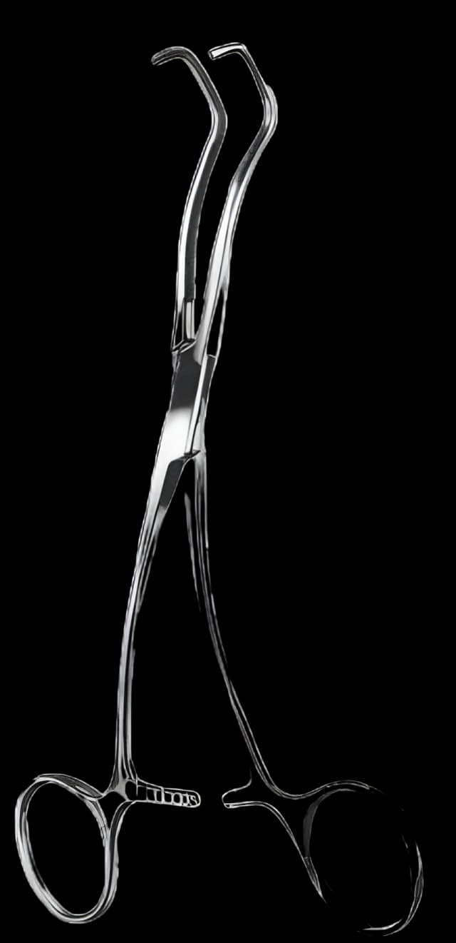 Pediatric Vascular Clamp Miltex® Cooley-Derra 6-1/2 Inch Length Stainless Steel