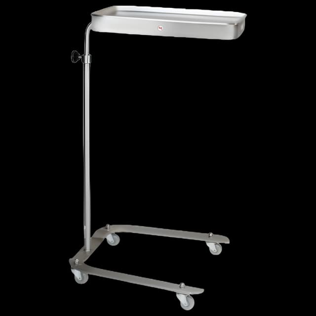 Mayo Instrument Stand Stanford Tray U-Shaped Base 39-1/2 to 62 Inch 12-5/8 X 19-1/8 Inch Tray