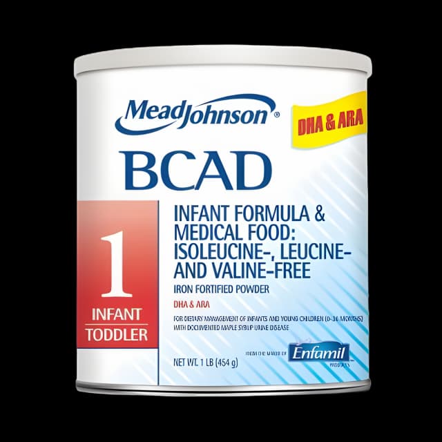 Pediatric Oral Supplement BCAD® 1 Unflavored 1 lb. Can Powder Iron Maple Syrup Urine Disease (MSUD)