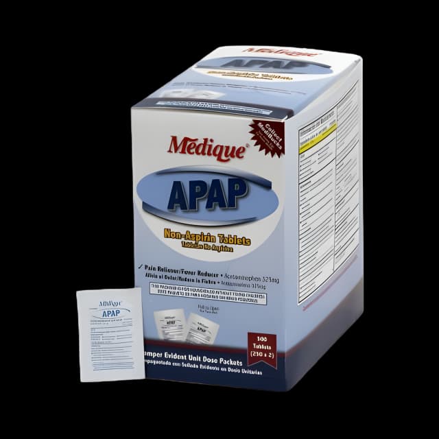 Pain Relief Medique® 325 mg Strength Acetaminophen Unit Dose Tablet 250 per Box