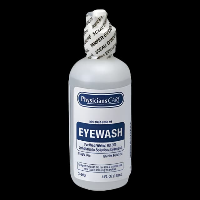 Disposable Eye Wash 4 oz - Sterile Saline Solution