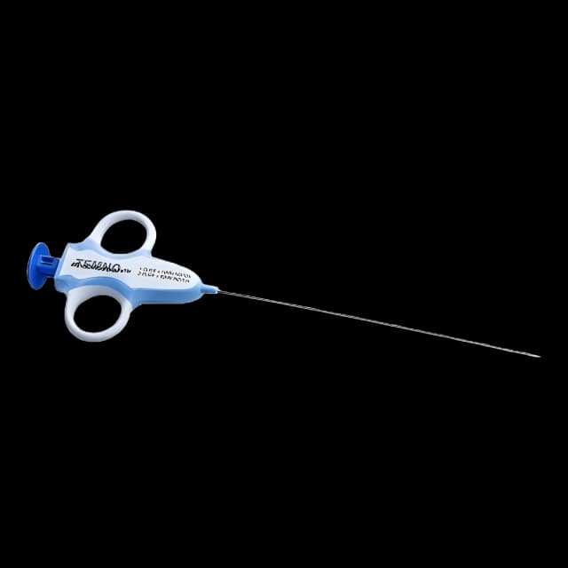 Biopsy Device with Coaxial Introducer Needle Temno Evolution® 18 Gauge 11 cm Length Orange Super Sharp Four Bevel Tip