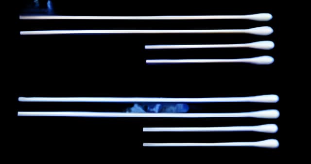 Swabstick Cotton Tip Plastic Shaft 6 Inch Sterile 2 per Pack