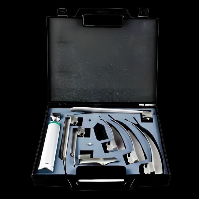 GreenLine® Macintosh/Miller Laryngoscope Kit - Surgical Grade