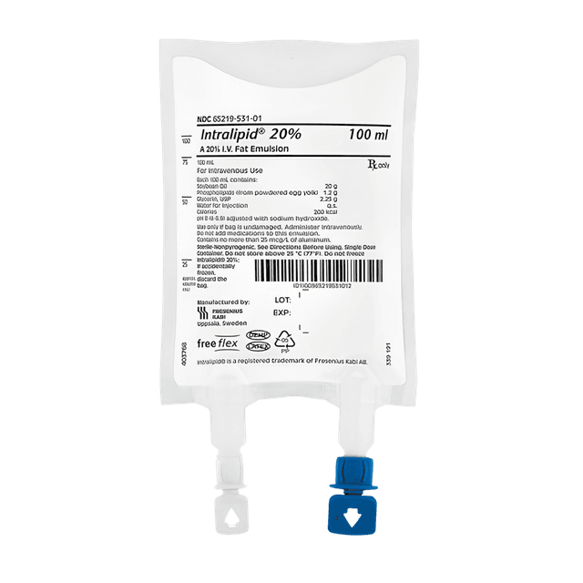 Fat Emulsion 20% IV Solution 100 mL