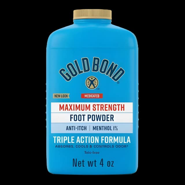 Foot Powder Gold Bond® Maximum Strength 4 oz. Scented Shaker Bottle Menthol 1%