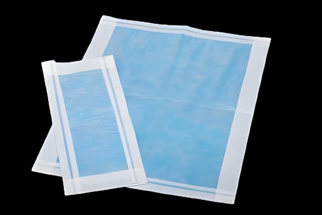 Procedure Underpad HK Super Absorbent 4-3/4 X 12 Inch Blue / White NonSterile
