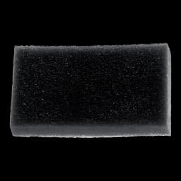 CPAP Filter Exceleron Medical Foam / Pollen Reusable 1 per Pack Black No Tab - CF-1029330-1 - 2
