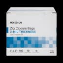 Reclosable Bag McKesson 2 X 3 Inch Polyethylene Clear Zipper Closure