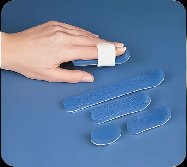 Finger Splint Without Fastening Blue / Silver - 08146641