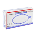 Cardinal Health FLEXAL Touch Nitrile Exam Gloves, Powder-Free, Extra Large, Blue, 3.1 MIL, Chemo Tested, 100 count/bx