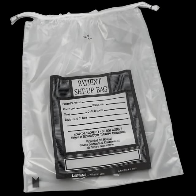 Patient Set-Up Bag Curaplex 12 X 14 Inch Clear Plastic