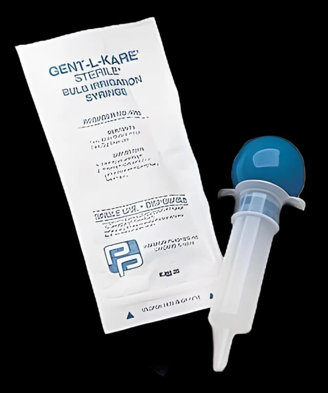 Irrigation Bulb Syringe Gent-L-Kare™ Plastic Sterile Disposable 2 oz.