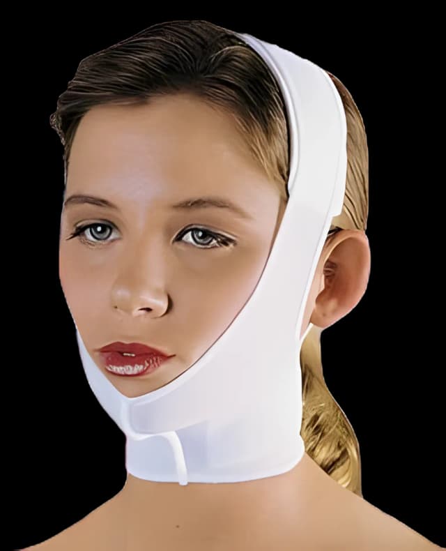 Facial Support Wrap One Size Fits Most Spandex Black
