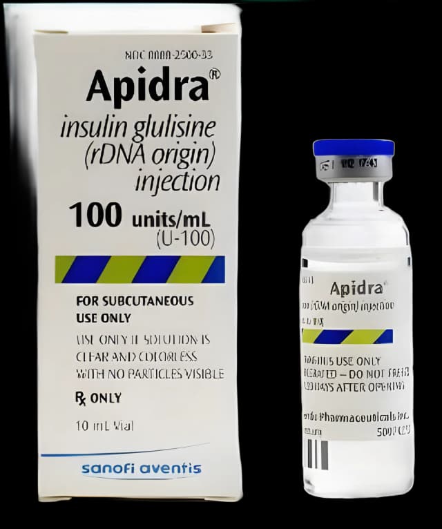 Apidra® Insulin Glulisine 100 U / mL Injection Multiple-Dose Vial 10 mL