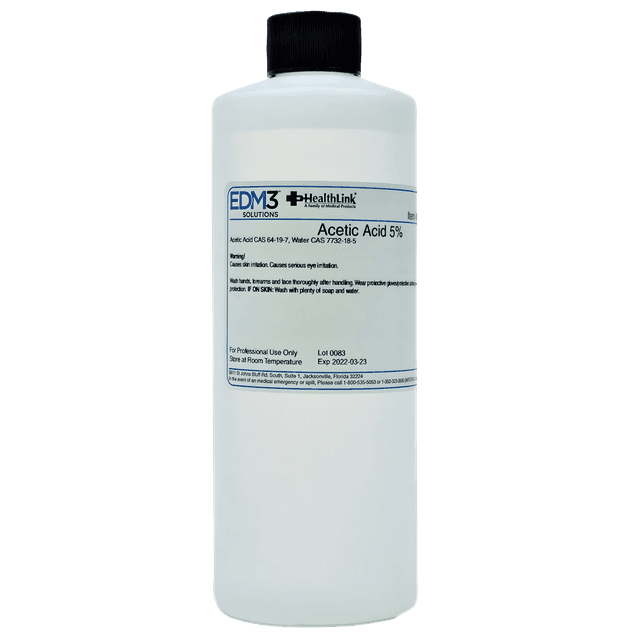 Chemistry Reagent Acetic Acid ACS Grade 5% 16 oz.