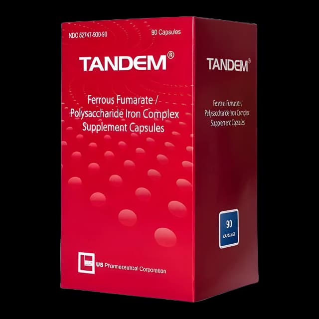 Mineral Supplement Tandem® Iron 162 mg Strength Capsule 90 per Bottle
