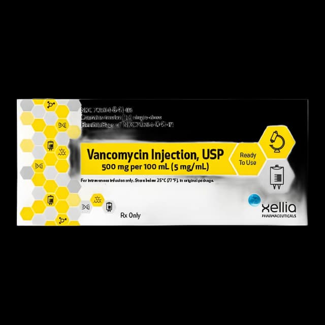 Vancomycin 500mg Injection by Xellia - Antibacterial Treatment