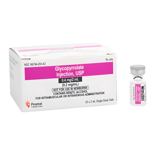 GLYCOPYRROLATE 0.4 MG SDV 25X2 ML (25/BX)