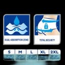 Unisex Adult Absorbent Underwear TENA® ProSkin™ Extra Protective Pull On with Tear Away Seams Small Disposable Moderate Absorbency