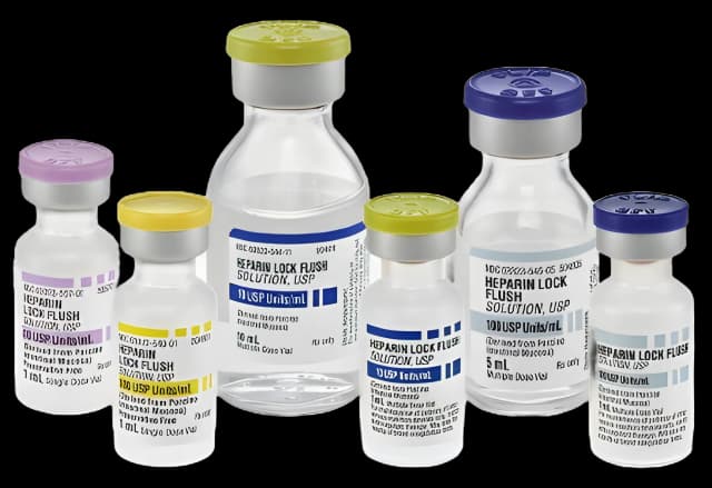 Heparin Sodium, Porcine, Preservative Free 100 U / mL Injection Single-Dose Vial 1 mL