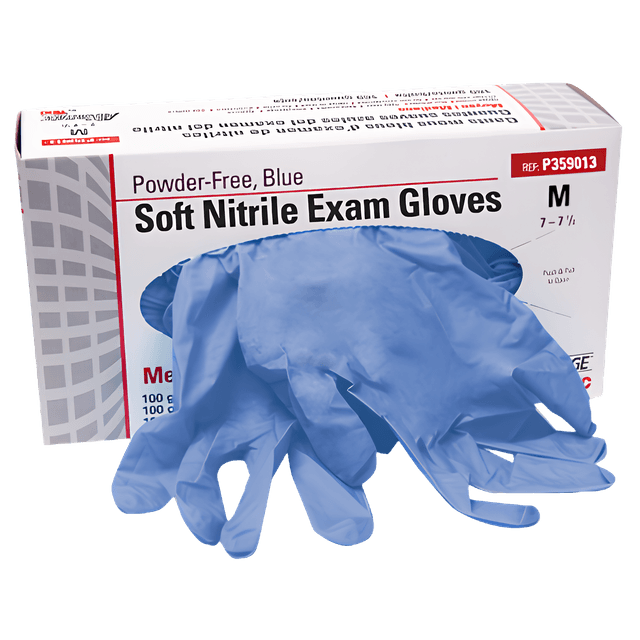 Soft Nitrile Exam Glove, Blue, 200 count, Medium