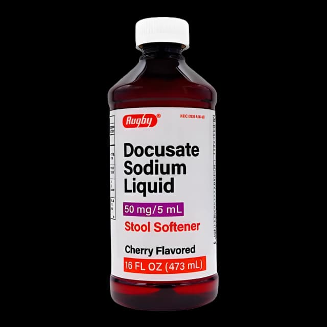 Cherry Flavored Liquid Stool Softener 16 oz by Major Pharmaceuticals