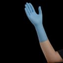 Exam Glove Flexam® Small Sterile Single Nitrile Extended Cuff Length Textured Fingertips Blue Chemo Tested