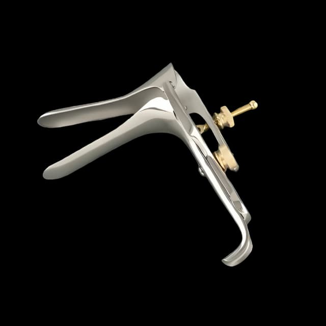 Vaginal Speculum Sklar® Graves NonSterile OR Grade Stainless Steel Small Double Blade Duckbill Reusable Without Light Source Capability - 90-3720