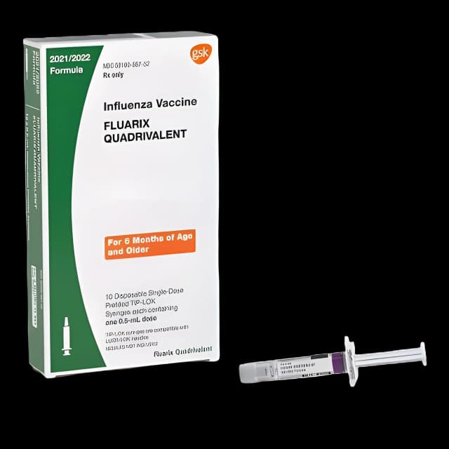 Fluarix® Quadrivalent 2023 - 2024 Flu Vaccine 60 mcg / 0.5 mL Indicated for People 6 Months of Age and Older Prefilled Syringe 0.5 mL