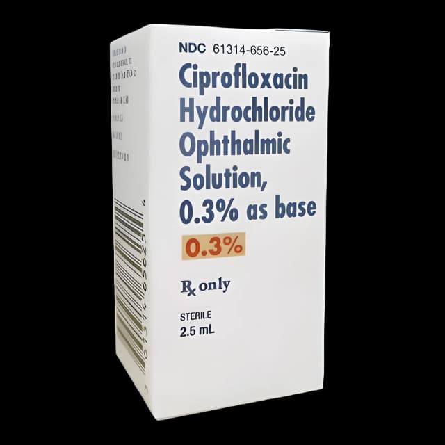 Ciprofloxacin HCl 0.3% Drops Bottle 2.5 mL