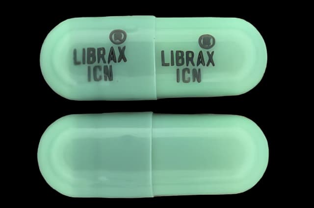 Librax® Chlordiazepoxide HCl / Clidinium Bromide 5 mg - 2.5 mg Capsule Bottle 100 Capsules