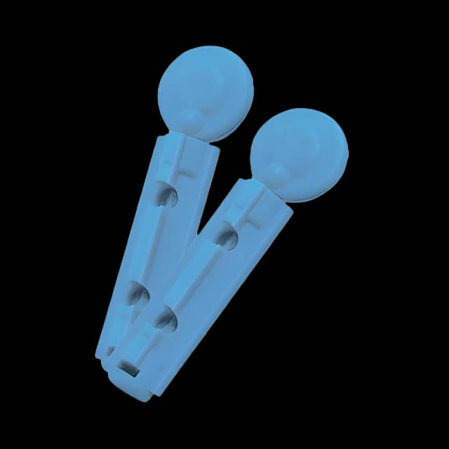 Lancet for Lancing Device TRUEplus™ 28 Gauge Non-Safety Twist Off Cap Finger