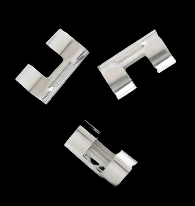 Raney Style Scalp Clip Stainless Steel Medium Silver Clip 12 Clips