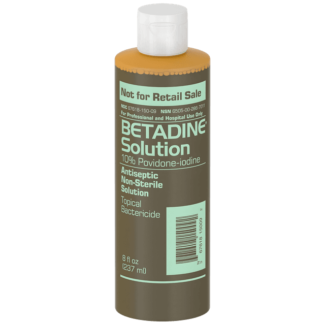 Skin Prep Solution Betadine® 8 oz. Bottle 10% Strength Povidone-Iodine NonSterile