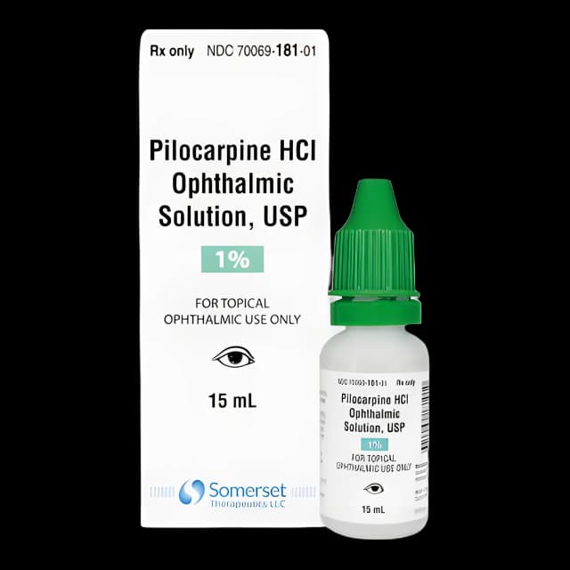 Pilocarpine HCl 1% Eye Drops for Glaucoma | 15mL