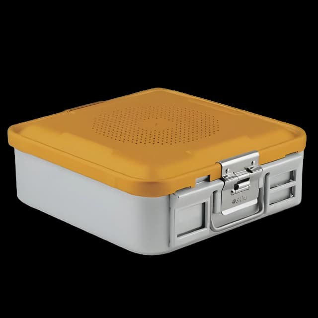 Sterilization Container SklarLite™ Half Size Anodized Aluminum Alloy 4 X 11 X 11-3/4 Inch