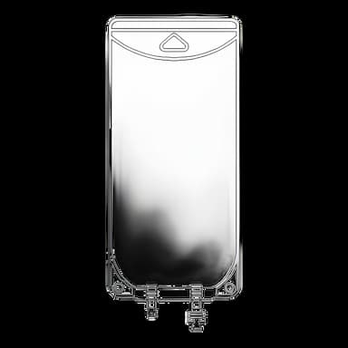 McKesson EVA Empty IV Bag 500 mL - 64050 for Medical Use