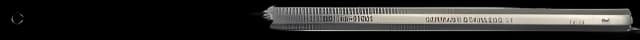 Ear Curette BR Surgical Buck 6-1/2 Inch Length Octagonal Handle Size 3 Tip Straight Fenestrated Round Tip