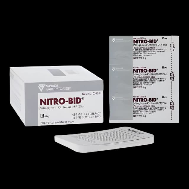 Nitro-Bid® Nitroglycerin 2% Ointment Foil Pack 1 Gram