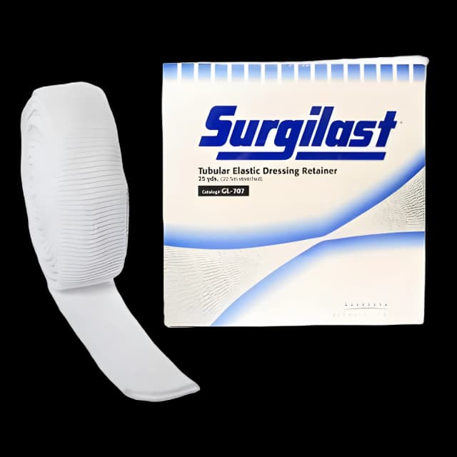 Elastic Net Retainer Dressing Surgilast® Tubular Elastic 25 Yard Size 6 White Medium Head / Shoulder / Thigh NonSterile