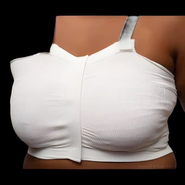 Post-Surgical Bra Dale® White 34 to 36 Inch