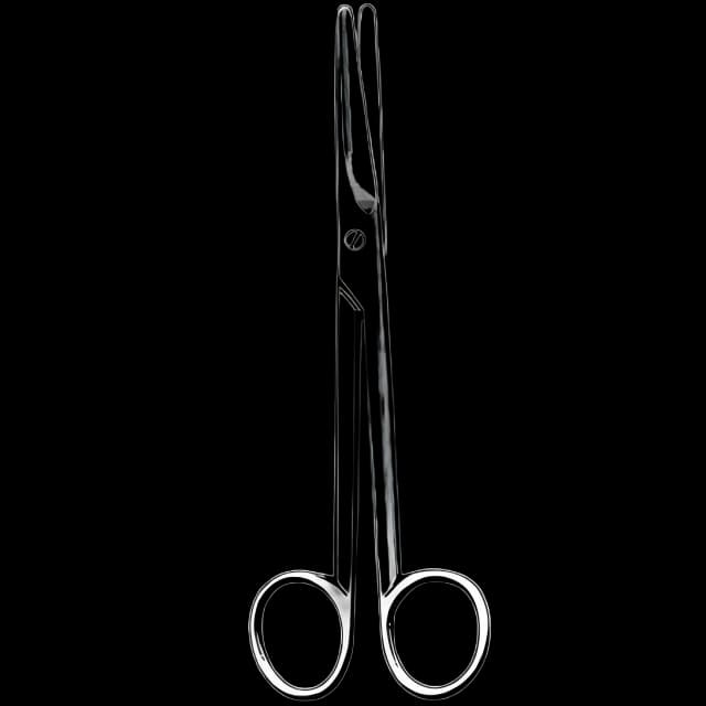 Dissecting Scissors Surgi-OR™ Mayo 5-1/2 Inch Length Office Grade Stainless Steel NonSterile Finger Ring Handle Straight Blunt Tip / Blunt Tip - 95-308
